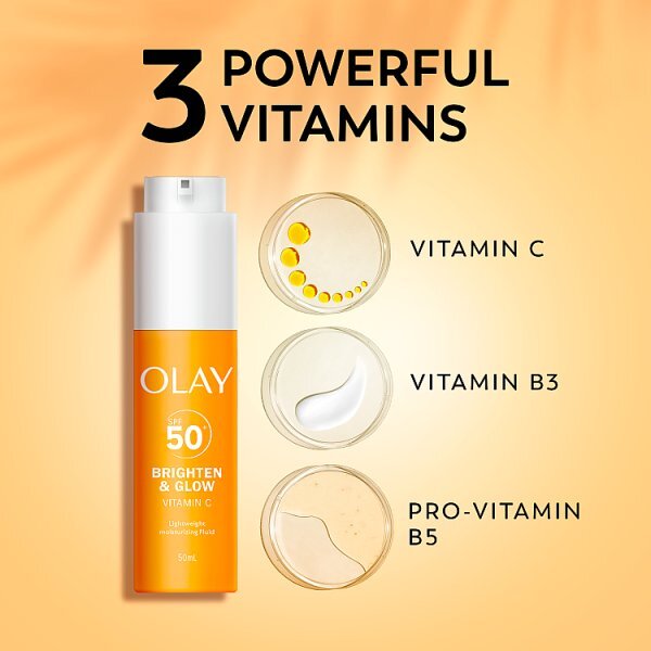 Olay Vitamin C Brighten & Glow 3in1 SPF50+ Hydrating Primer 50ml