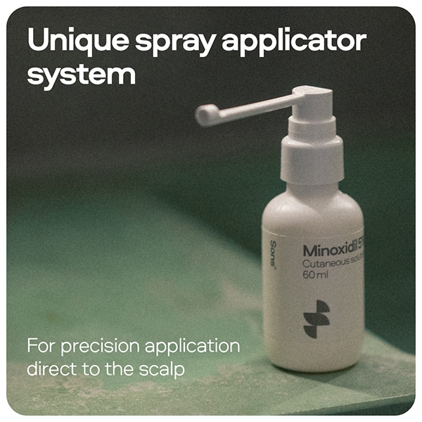 Sons Hair Regrowth Minoxidil 5% for Male Pattern Hair Loss