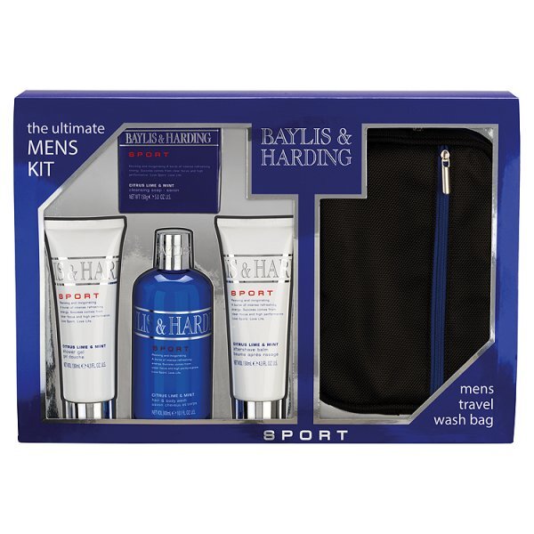 Baylis & Harding Men's Men's Citrus Lime & Mint Tray Set