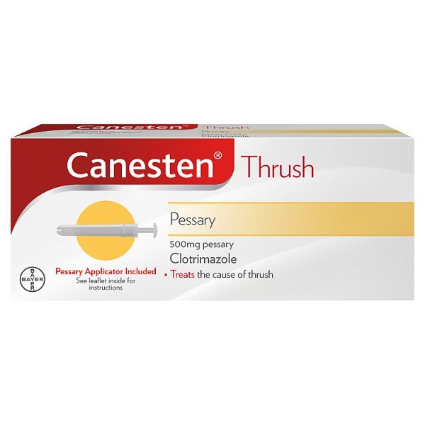 Canesten Thrush Treatment 1 Pessary 500mg