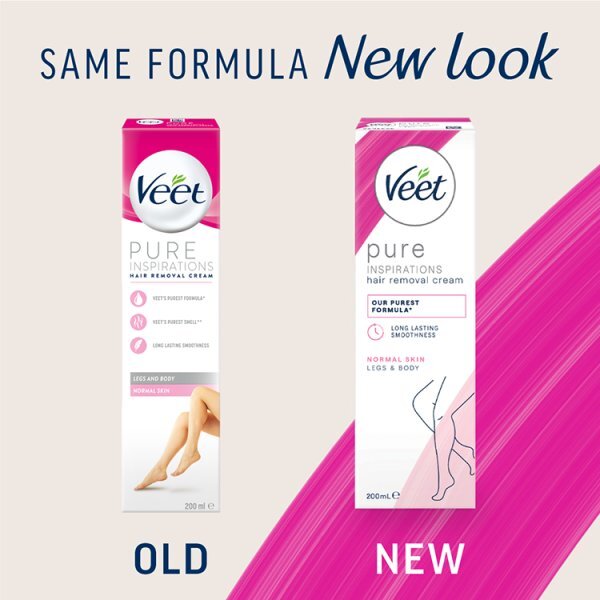 Veet Pure Ins Hair Removal Cream 200ml