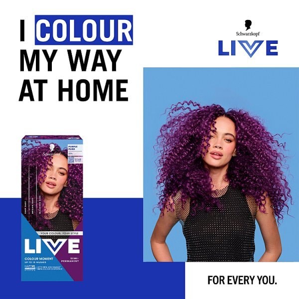 Schwarzkopf LIVE 094 Purple Punk Semi-Permanent Hair Dye