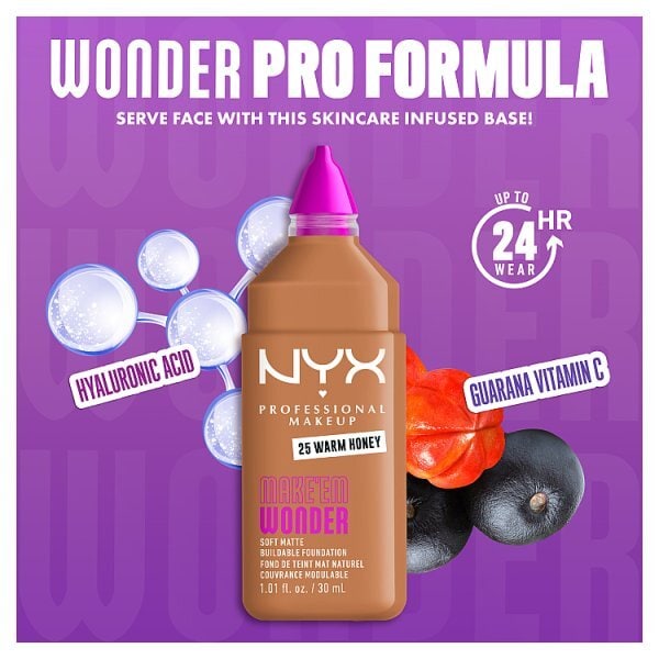 NYX Professional Makeup Wonder Foundation Warm Honey