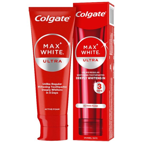 Colgate Max Ultra Active Foam Whitening Toothpaste 75Ml