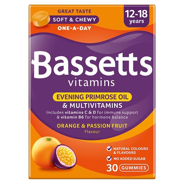 Bassetts Vitamins Multivitamins 12-18 Years Pastilles 30s