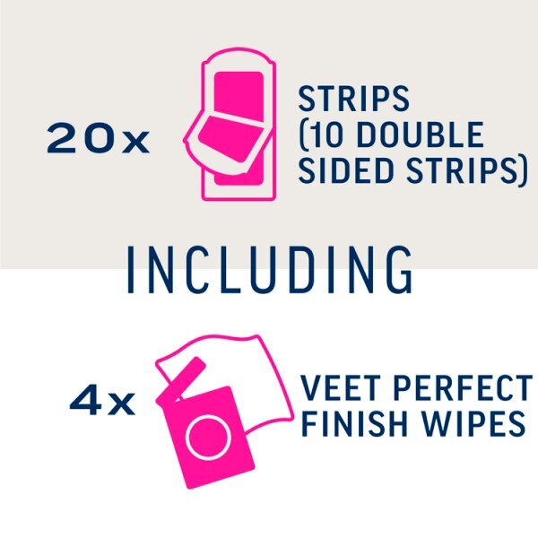 Veet Pure Inspiration Wax Strips Face Sensitive x20
