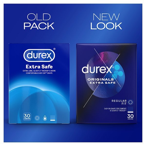 Durex Originals Extra Safe Condoms Regular Fit 30s