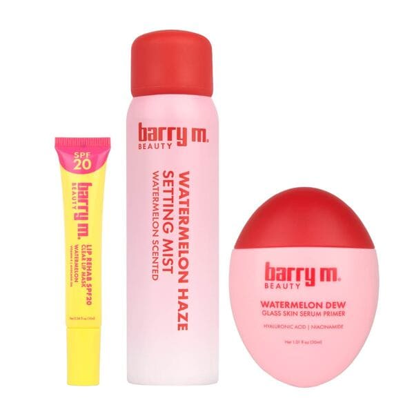Barry M Watermelon Glass Skin Essentials Trio