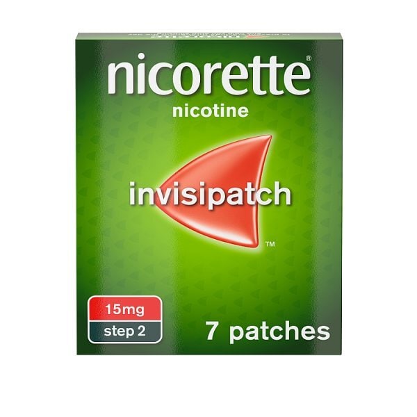 Nicorette® invisi Nicotine Patch 15mg 7 Step2 (Stop Smoking)