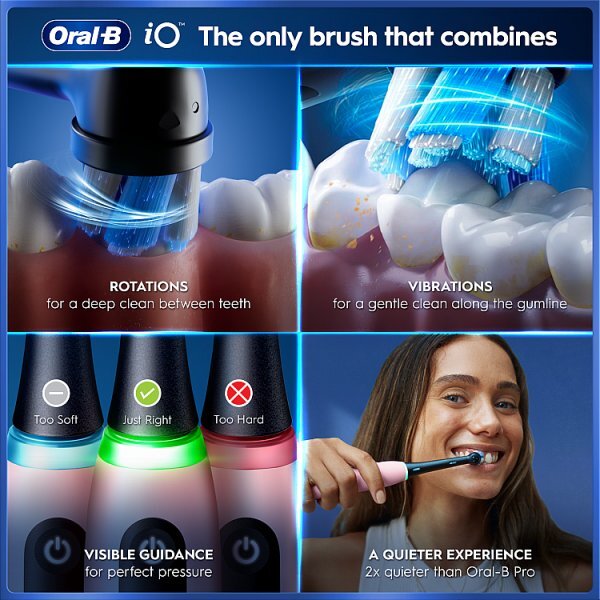 Oral-B iO5 Blush Pink Electric Toothbrush