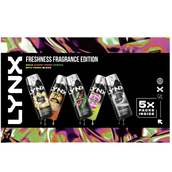 Lynx Freshness Fragrance Edition Gift Set 5 pc