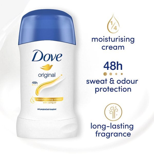 DNR Dove Original Anti Perspirant Deodorant Stick 40ml