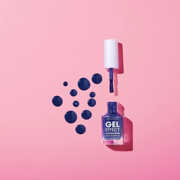 Collection Spotlight Shine Gel Effect Nail Polish 27 Bold Blue