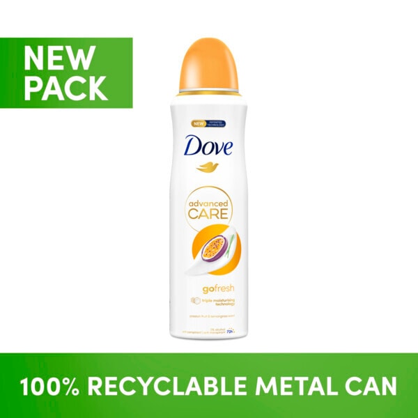 Dove Advanced Antiperspirant Deodorant Passion Fruit 200ml