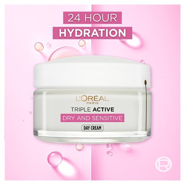 L'Oréal Paris Triple Active Dry Sensitive Moisturiser 50ml