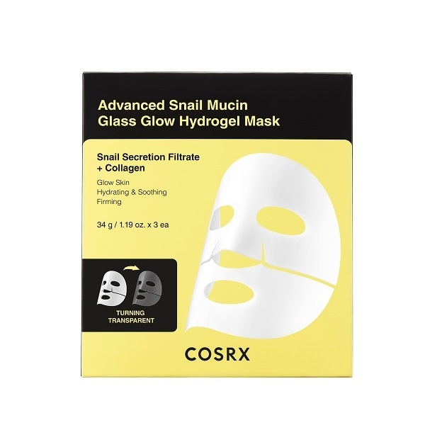 Advanced Snail Mucin Glass Glow Hydrogel Mask