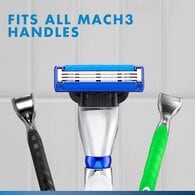 Gillette Mach3 Turbo Men’s Razor Blade Refills, 4 Count