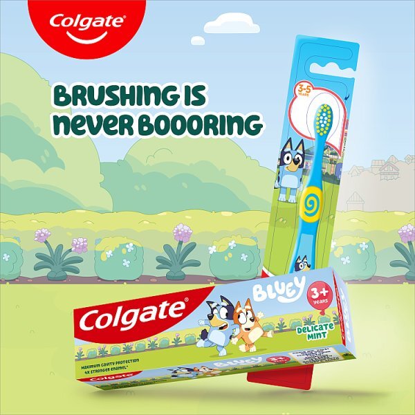 Colgate Kids 3+ Years Bluey Mint-Flavoured Toothpaste 75Ml