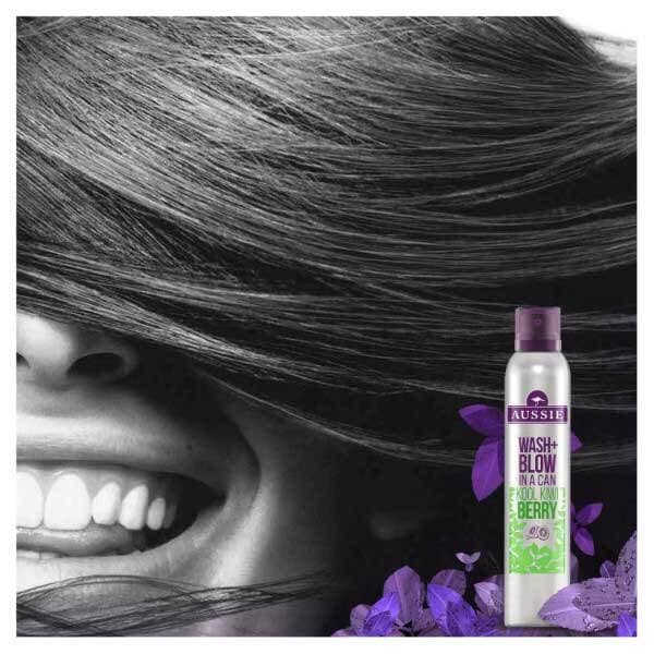 Aussie Wash + Blow Kool Kiwi Berry Dry Shampoo 180ml