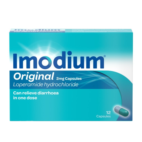 Imodium Original 2mg Diarrhoea 12 Tablets