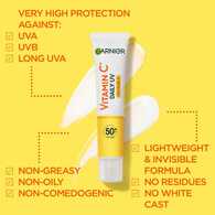 Garnier Vitamin C UV Brightening Fluid Invisible SPF50+ 40ml