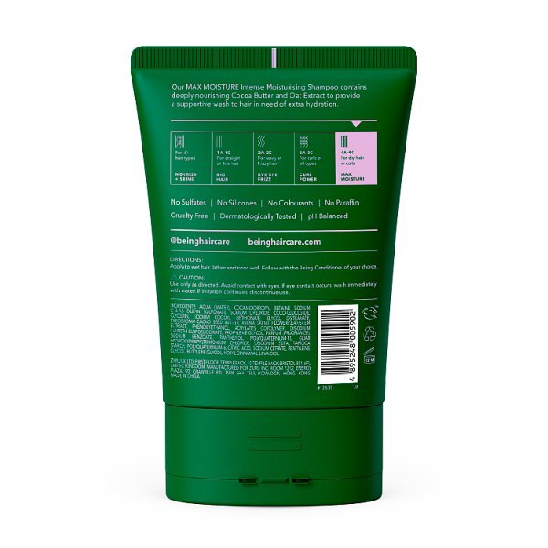 Being Shampoo Max Moisture 354ml