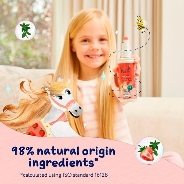 Childs Farm 3 In 1 Hair Detangler Strawberry & Mint 100Ml