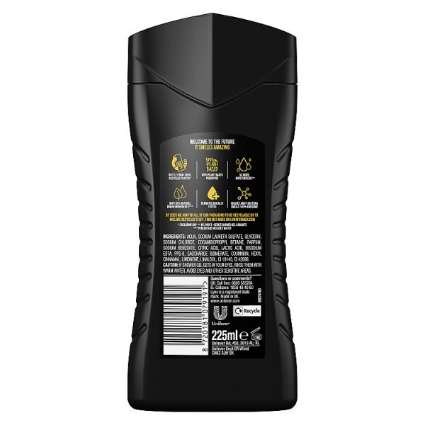 Lynx Leather & Cookies Refreshing Shower Gel 225ml