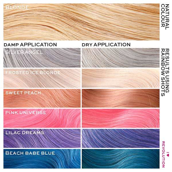 I Heart Revolution Rainbow Shots Frosted Ice Blonde 100ml