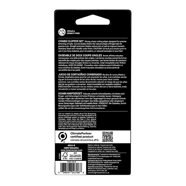 Tweezerman Rose Gold Combo Clipper Set