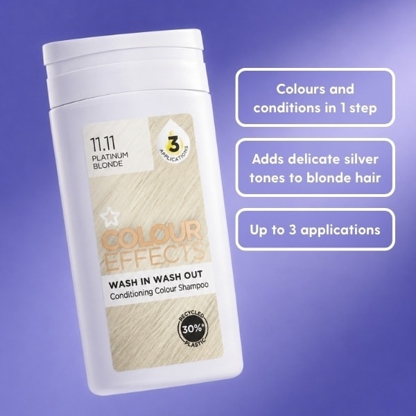 Superdrug Colour Effects Platinum Blonde 1111 Toner 75ml