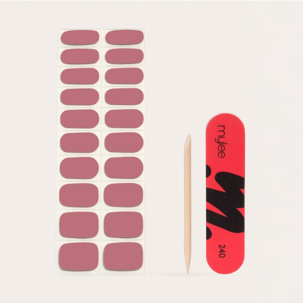 Mylee Gel Nail Wraps Vintage Rose