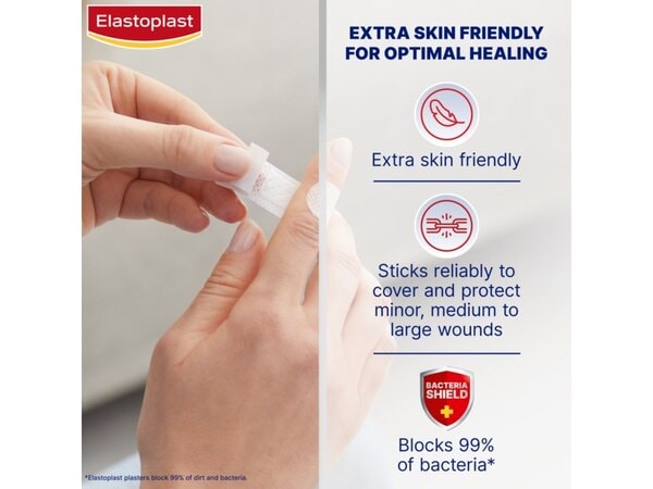 Elastoplast Hypoallergenic Sensitive Plasters, 20 Plasters