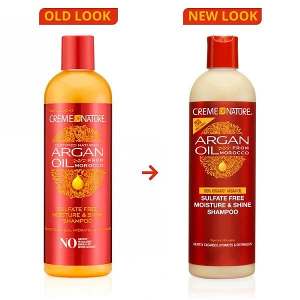 Creme of NatureÿArgan Oil Sulfate-Free Moisture Shine Shampoo 355ml