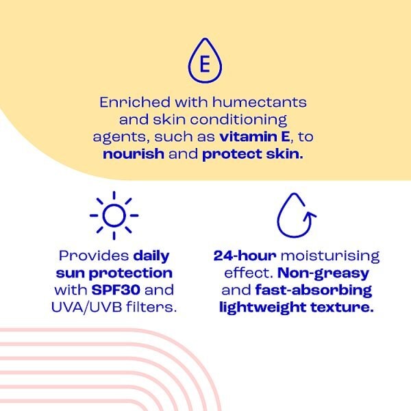 E45 Daily Protect Face Moisturiser Spf30 For Dry Skin 50Ml