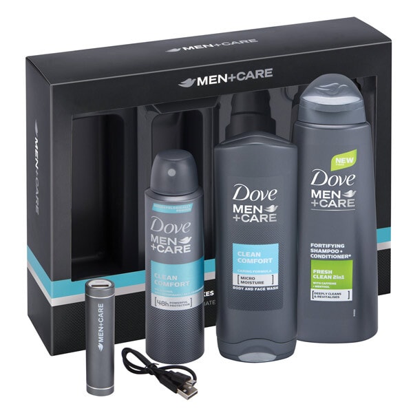 Dove Men + Care Giftset with Mobile Charger