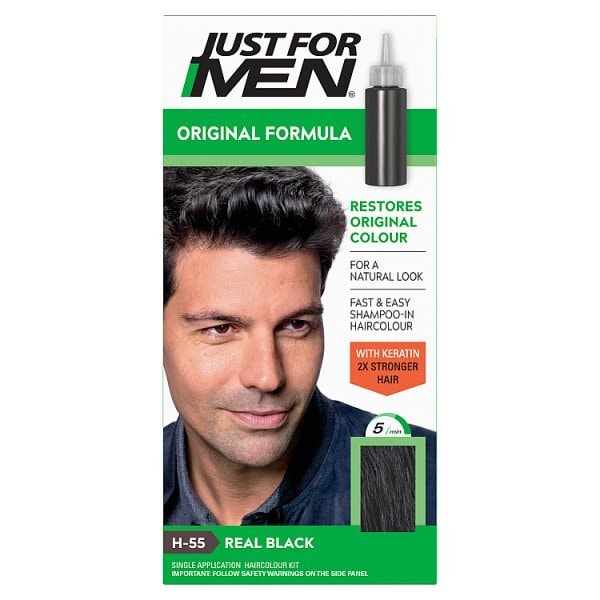 Just For Men Shampoo-In Haircolour Natural Real Black