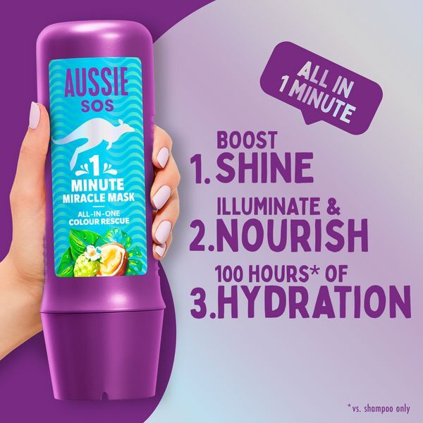 Aussie SOS 1 Minute Miracle Colour Mask 250ml