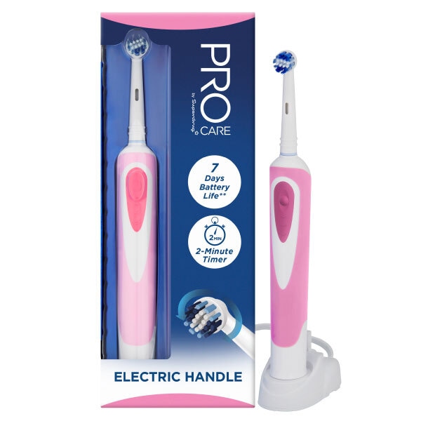 Superdrug ProCare Rechargeable Electric Toothbrush Pink