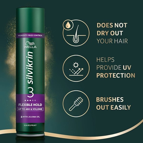 Wella Silvikrin Flexible Hold Hairspray, 400 ml