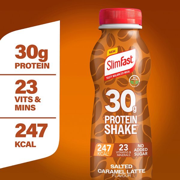 SlimFast 30g High Protein Salted Caramel Latte 325ml