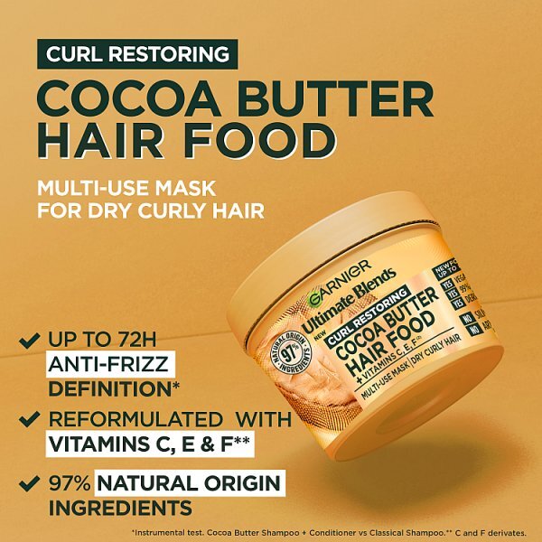 Garnier Ultimate Blends Hair Food Cocoa Butter Hair Mask