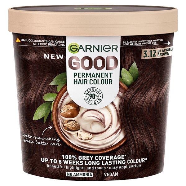 Garnier Good Permanent Hair Dye Blackberry Brown 3.12