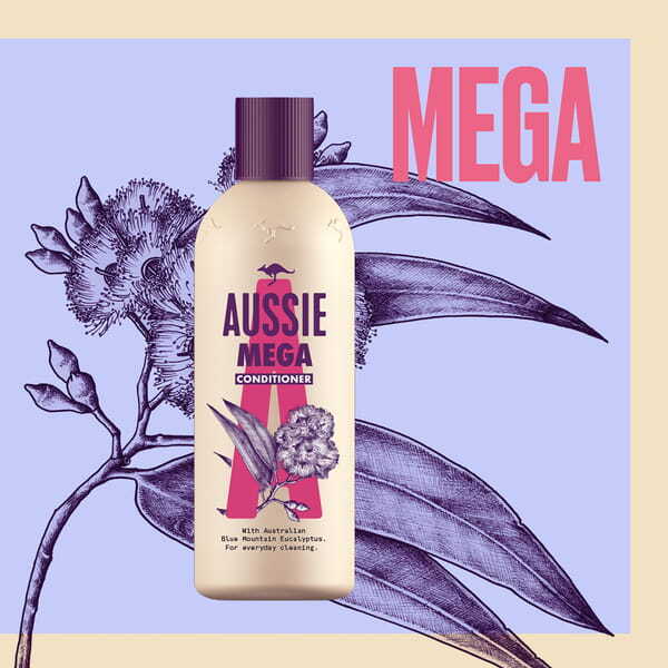 Aussie Hair Conditioner Mega For Daily Conditioning 250ml