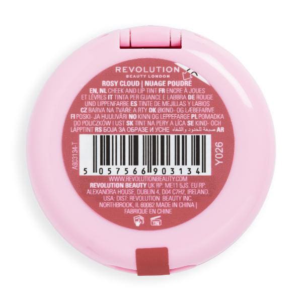 Revolution Bouncy Pudding Lip & Cheek Rosy Cloud
