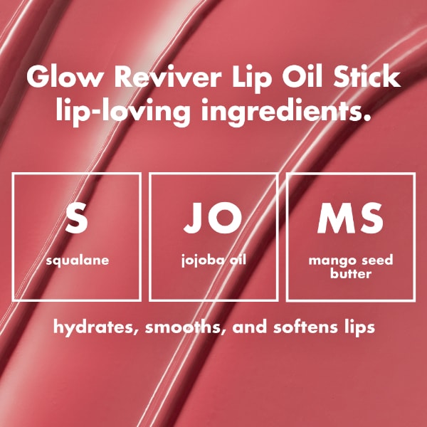 e.l.f. Glow Reviver Lip Oil Stick Rose Latte