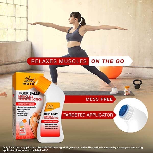 Tiger Balm Muscle & Tension Lotion