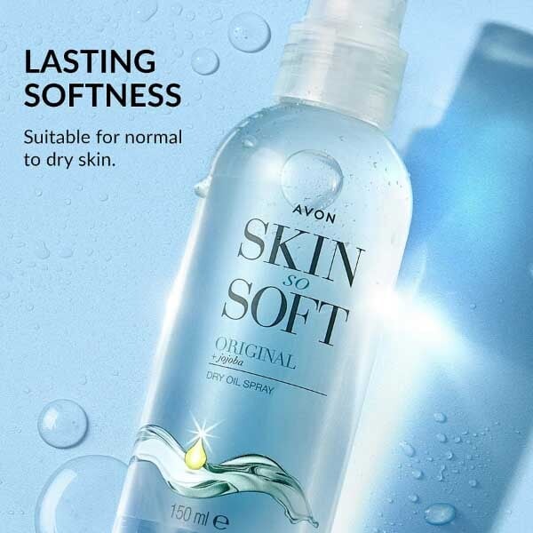 Avon Skin So Soft Original Dry Oil Spray with Jojoba Oil 150ml