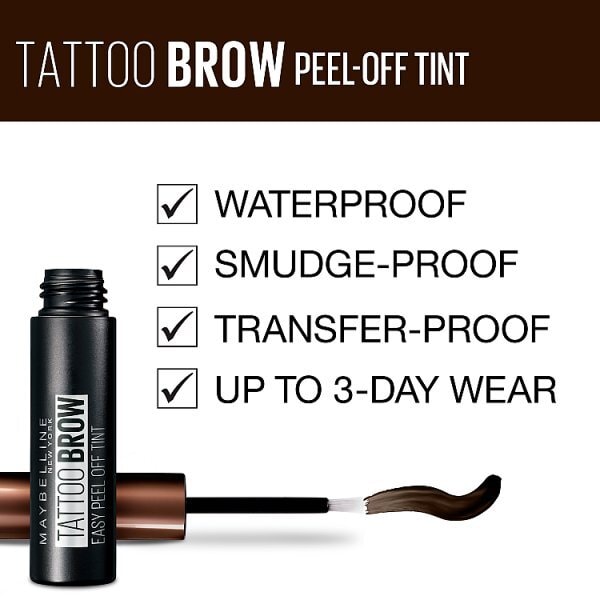 Maybelline Brow Tattoo Gel Tint Peel 15 Warm Brown
