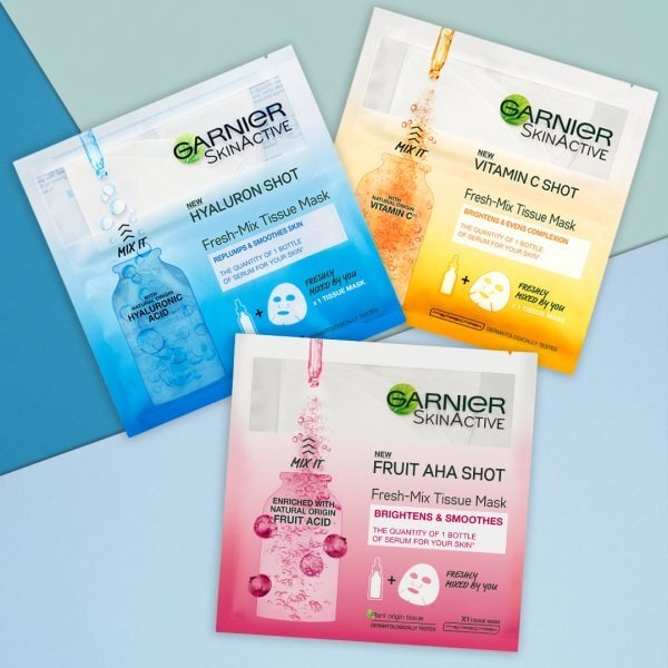 DNRAD Garnier Face Sheet Shot Mask with Hyaluronic Acid